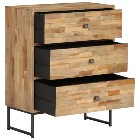 Legore - Sideboard Set 2 Pieces Reclaimed Teak Wood